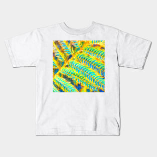 Bright Leaf Of Fern Kids T-Shirt